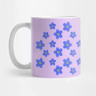 Pattern of forget me not flowers Mug